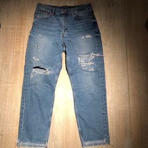 H&M high rise denim